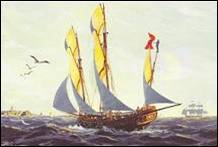 Le COUREUR - Privateer lugger - Click Image to Close